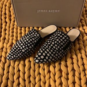 NIB Jenni Kayne Genuine Calf hair mule, 39/8.5 US
